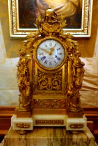 Clock by Robert Robin, France, c. 1780, case maker unknown - Waddesdon Manor - Buckinghamshire, England - DSC07667