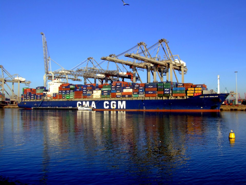 CMA CGM Berlioz IMO 9222297 17feb2008 Rotterdam 17-Feb-2008