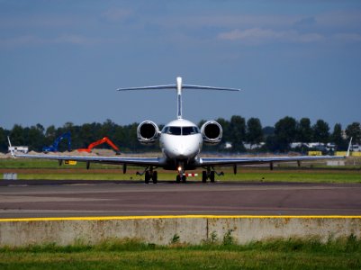 CS-TFV Omni - Aviacao E Tecnologia Bombardier BD-100-1A10 Challenger 300 taxiing at Schiphol (AMS - EHAM), The Netherlands, 18may2014, pic-2 photo