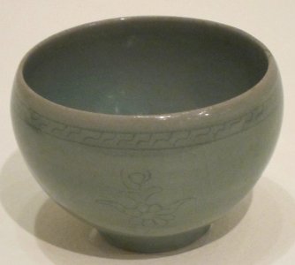 Cup from Korea, Koryo, 12th century, stoneware with celadon glaze, Honolulu Museum of Art