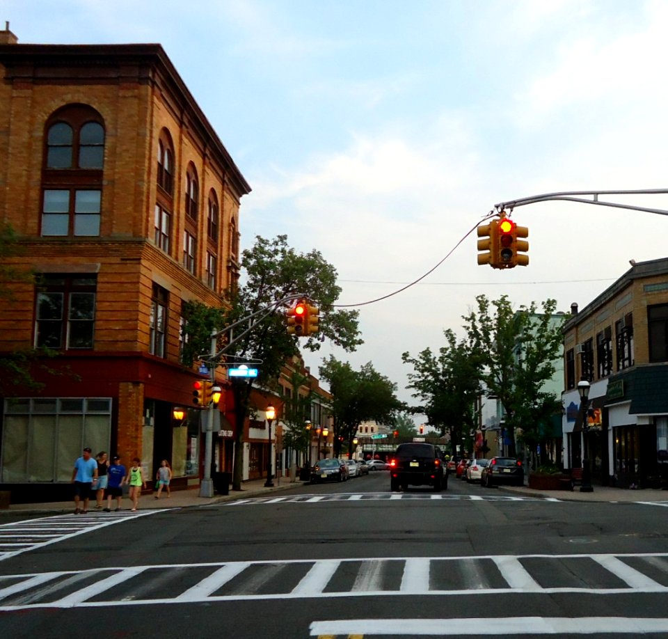 Cranford NJ street scene