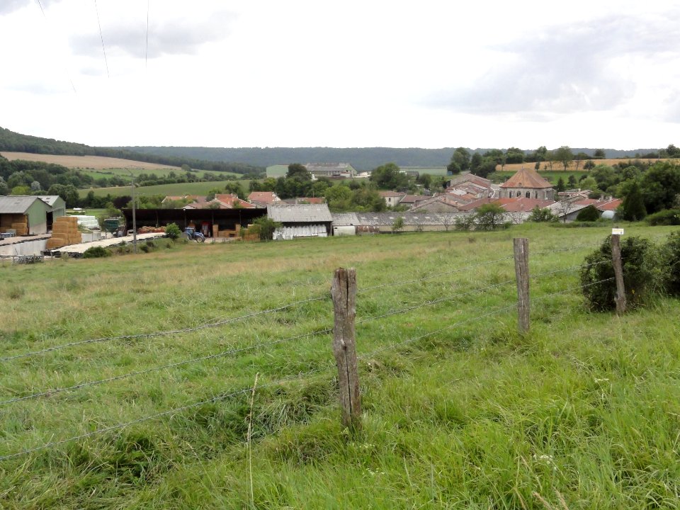 Culey (Meuse) vue du village