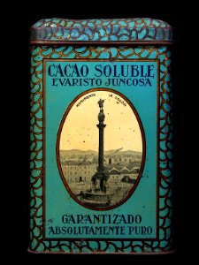 Cacao Evarsto Juncosa tin, pictuers of Barcelona, photo4