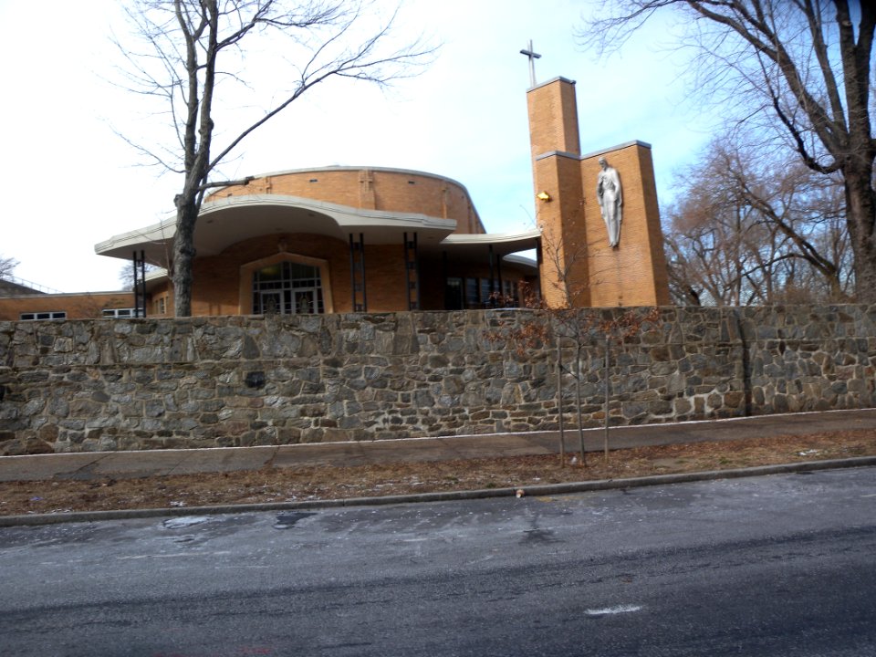 Cabrini Shrine wall jeh