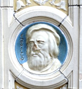 Cabrillo medallion - Native Sons Building - San Francisco, CA - DSC03969 (cropped)