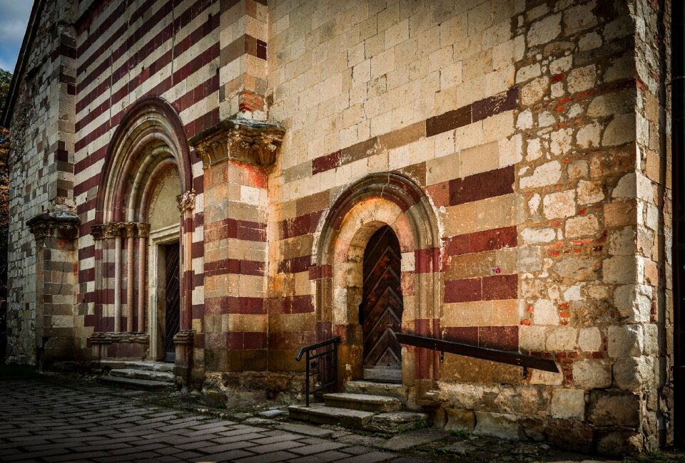 Medieval architecture building