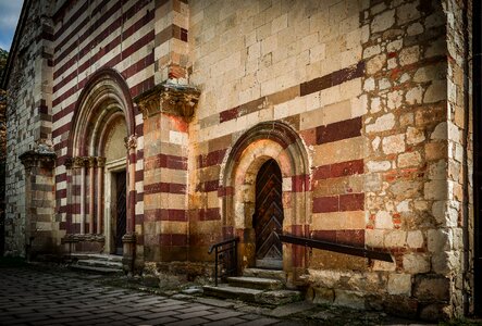 Medieval architecture building