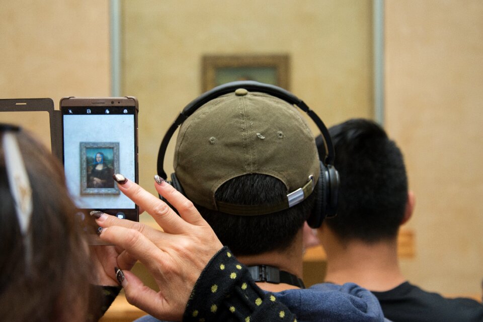Mona lisa portrait photo
