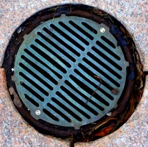 Circular grate - Arlington, MA - DSC05857