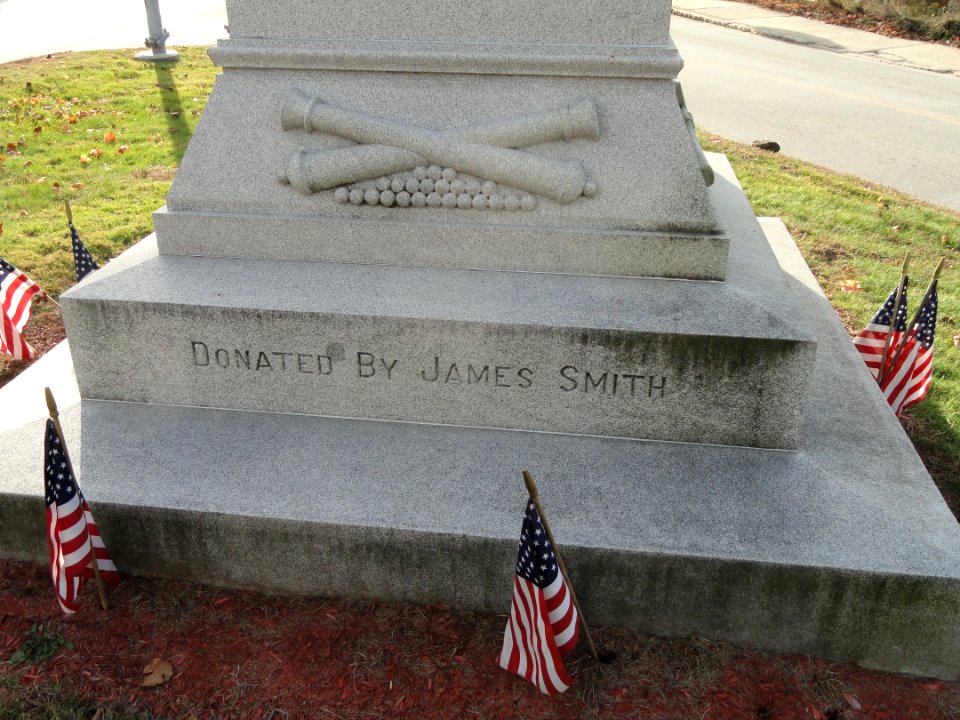 Civil War Memorial base - East Douglas, Massachusetts - DSC02758