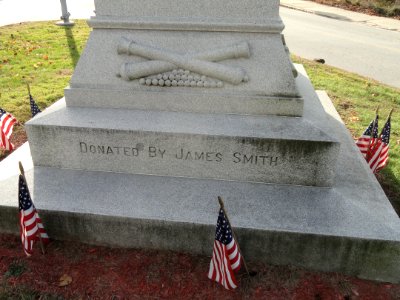 Civil War Memorial base - East Douglas, Massachusetts - DSC02758