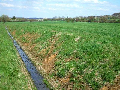 Blüßengraben Zufluss West unter zur Mündung 3