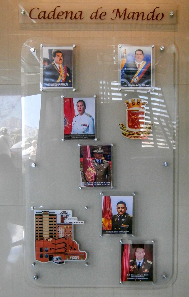 Cadena de Mando en la Policlinica de la Guardia Nacional Bolivariana