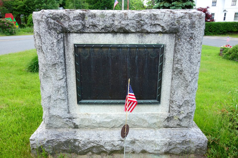 Civil War Memorial - Colrain, MA - DSC07935
