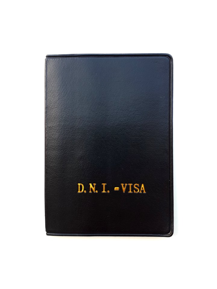 Black vertical credit card holder with 10 pockets - A