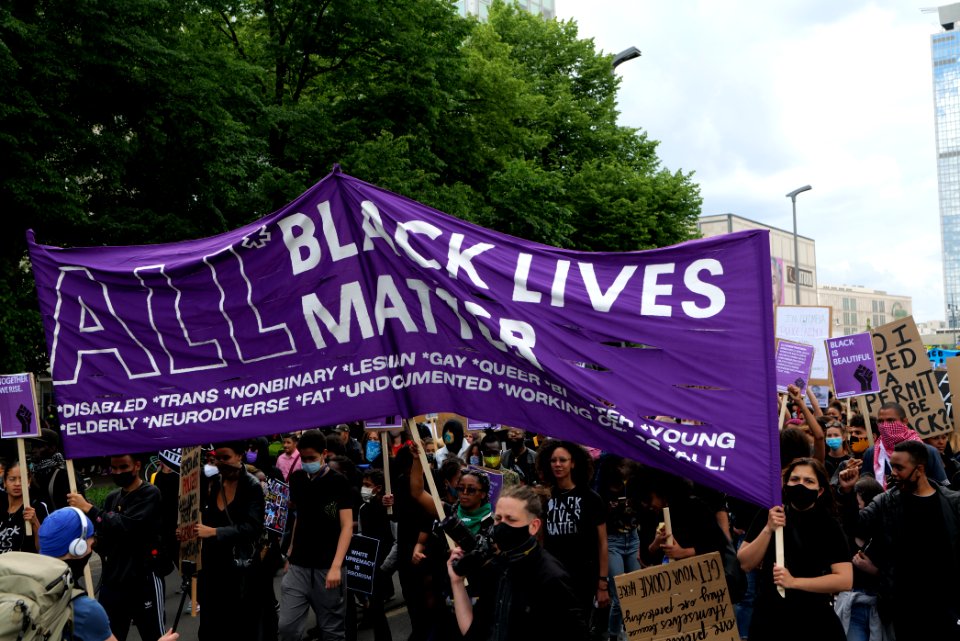BlackLivesMatter protest Karl-Marx-Allee Berlin 2020-06-06 04