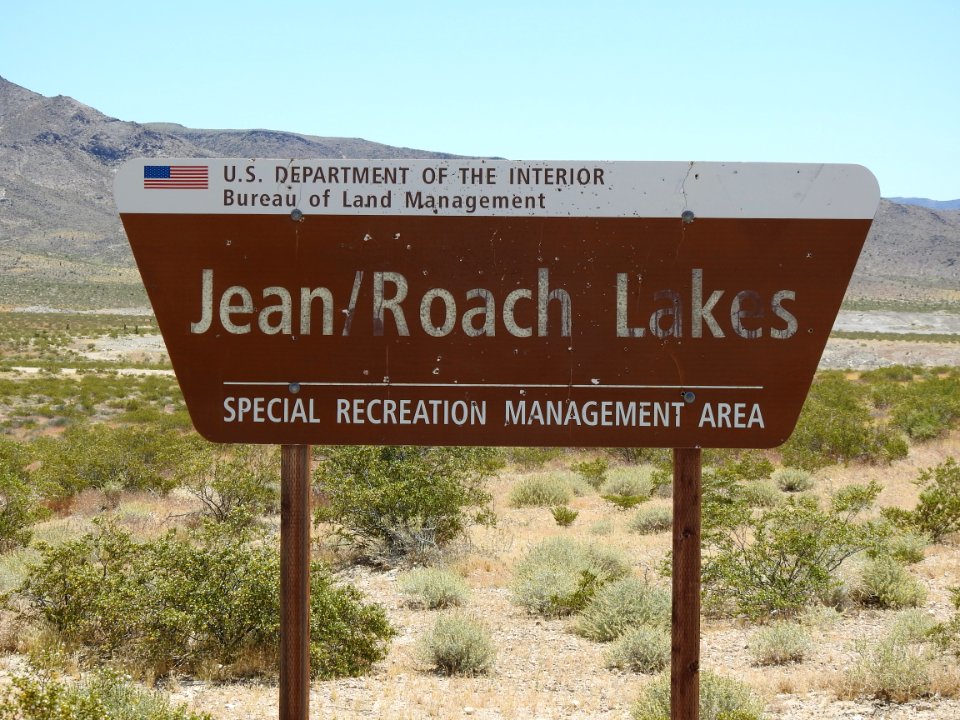 BLM Sign Near Jean Lake