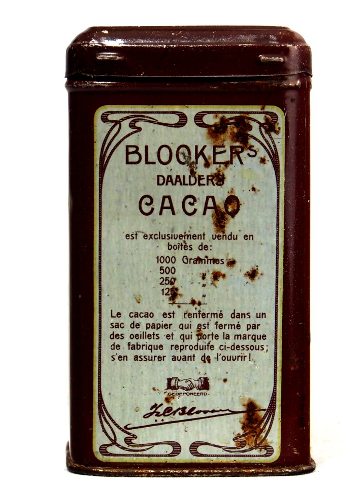 Blookers daalders Cacao 250 grammes blikje, foto2