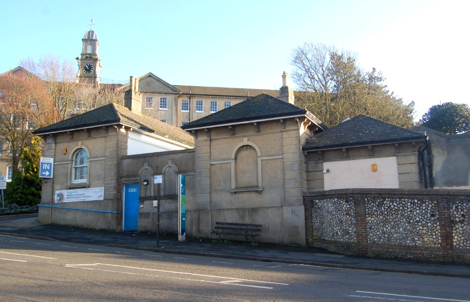 Brighton General Hospital (Varndean Building), Elm Grove, Brighton (February 2020)