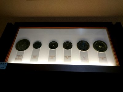 Bronze mirrors, Han dynasty, Yueyang Museum1