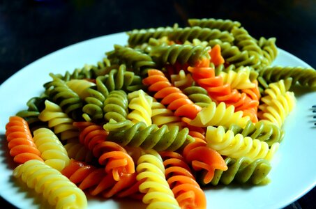 Healthy pasta dinner