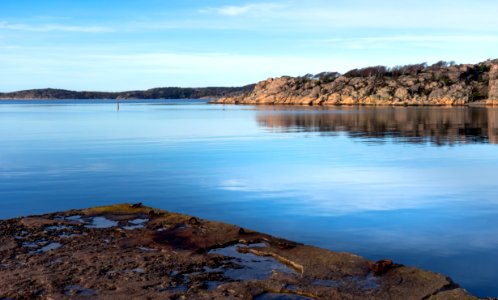 Brofjorden between Ryxö island and the old quay at Govik