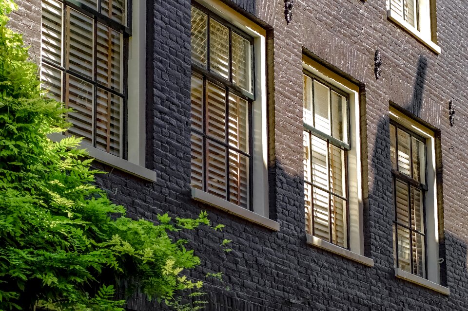 Brick painted brick brown