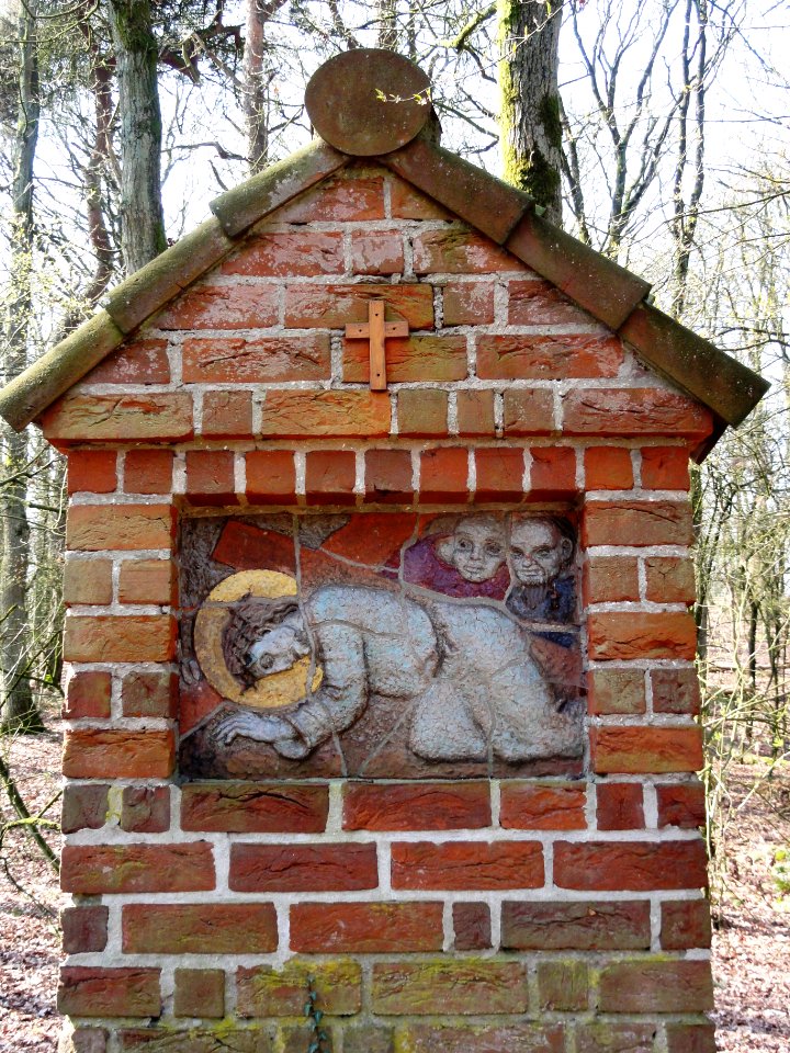 Bergharen (Wijchen, Gld) Kapelberg Kruiswegpark statie 07