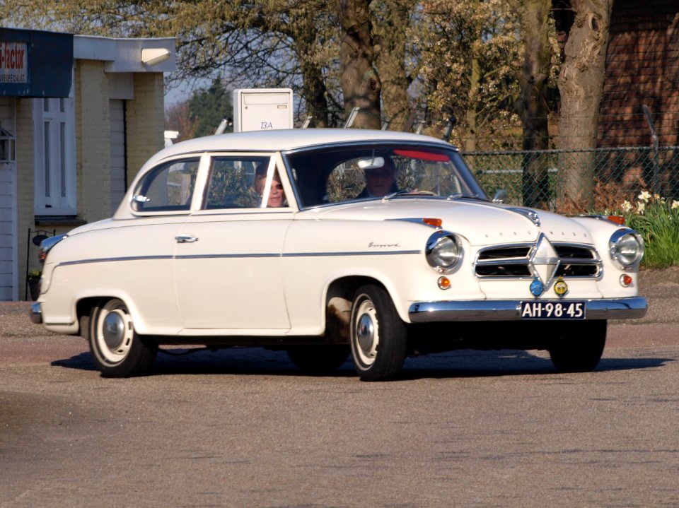 Borgward H1500 ISABELLA T.S. (1958), Dutch licence registration AH-98-45, pic1