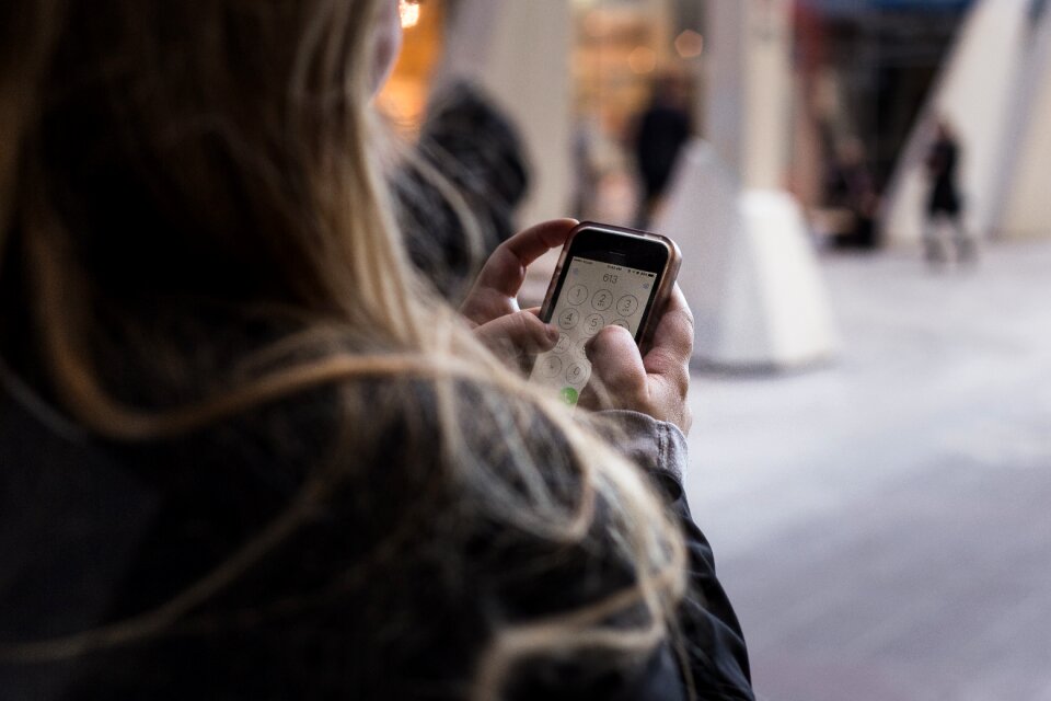Mobile phone touchscreen