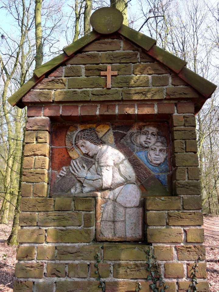 Bergharen (Wijchen, Gld) Kapelberg Kruiswegpark statie 02