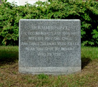 Benjamin Rolfe Memorial - Haverhill, Massachusetts - DSC06388