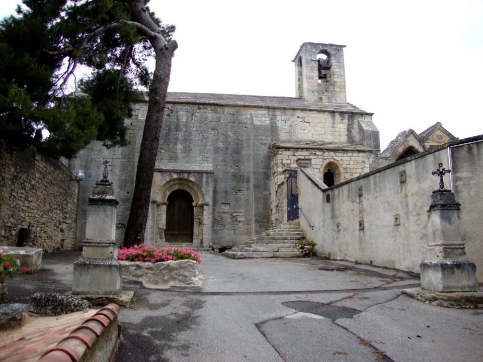 Boulbon (Bouches-du-Rhône, Fr) église du prieuré St.Marcellin
