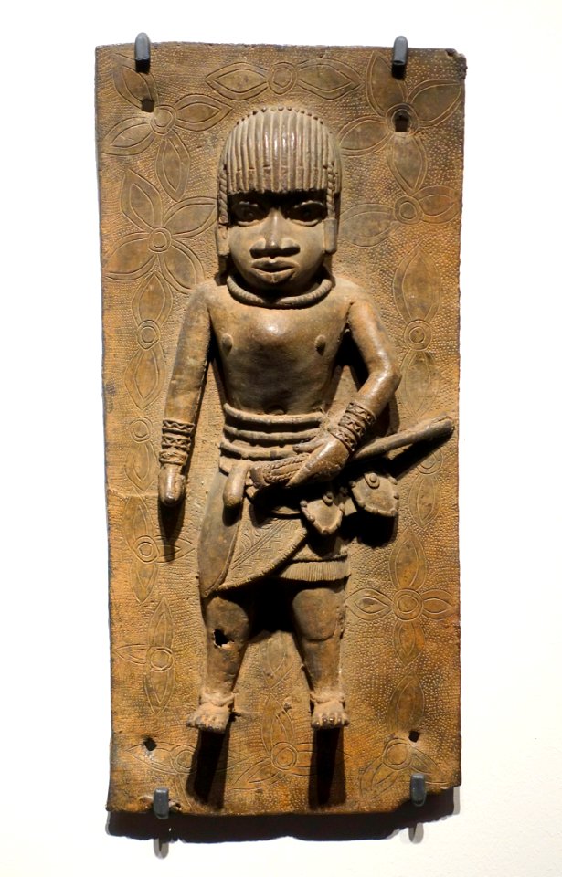 Benin plaque in the Ethnological Museum, Berlin - 047