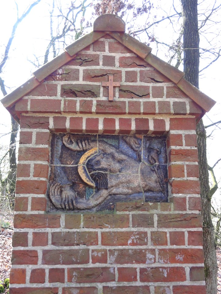 Bergharen (Wijchen, Gld) Kapelberg Kruiswegpark statie 11