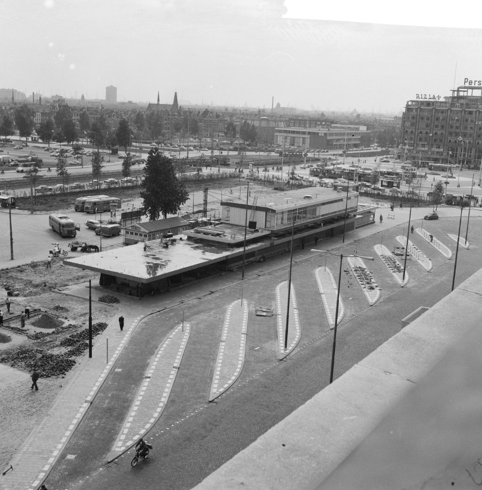 Bouw autobusstation te Rotterdam, Bestanddeelnr 911-5333