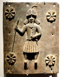 Benin plaque in the Ethnological Museum, Berlin - 074
