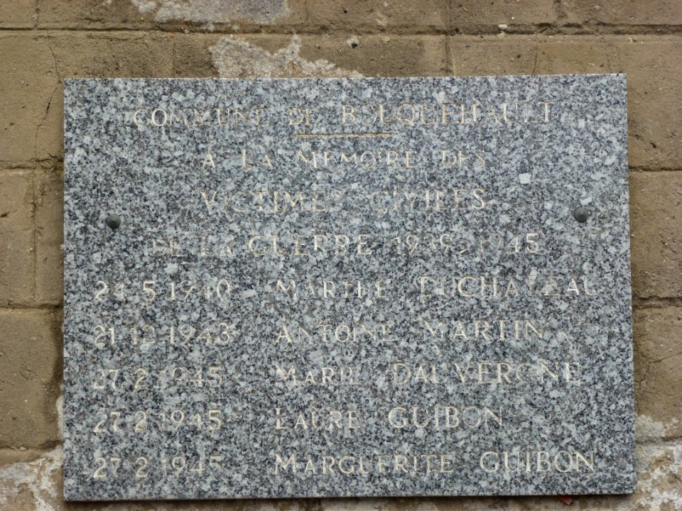 Bouquehault (Pas-de-Calais) monument aux morts civils
