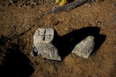 Boundary stone in Arnoltice