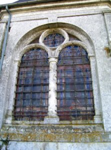 Boissy-Lamberville église vitre