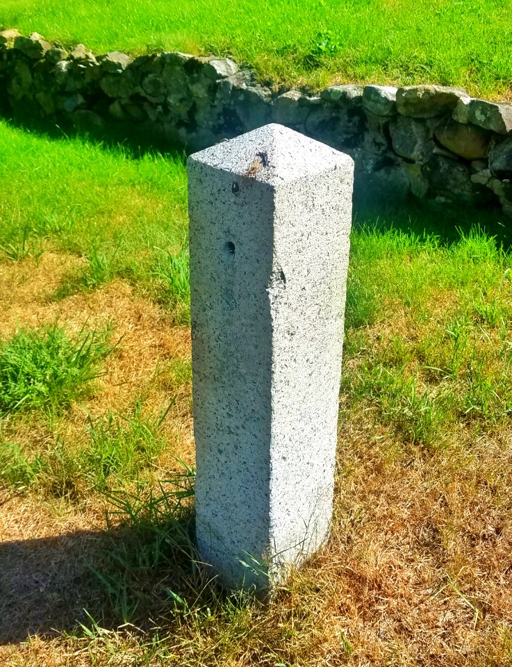 Boundary stone - Arlington, Lexington Massachusetts 1