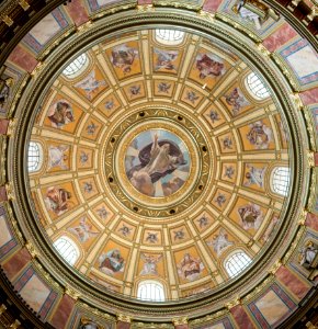 Budapest church dome photo