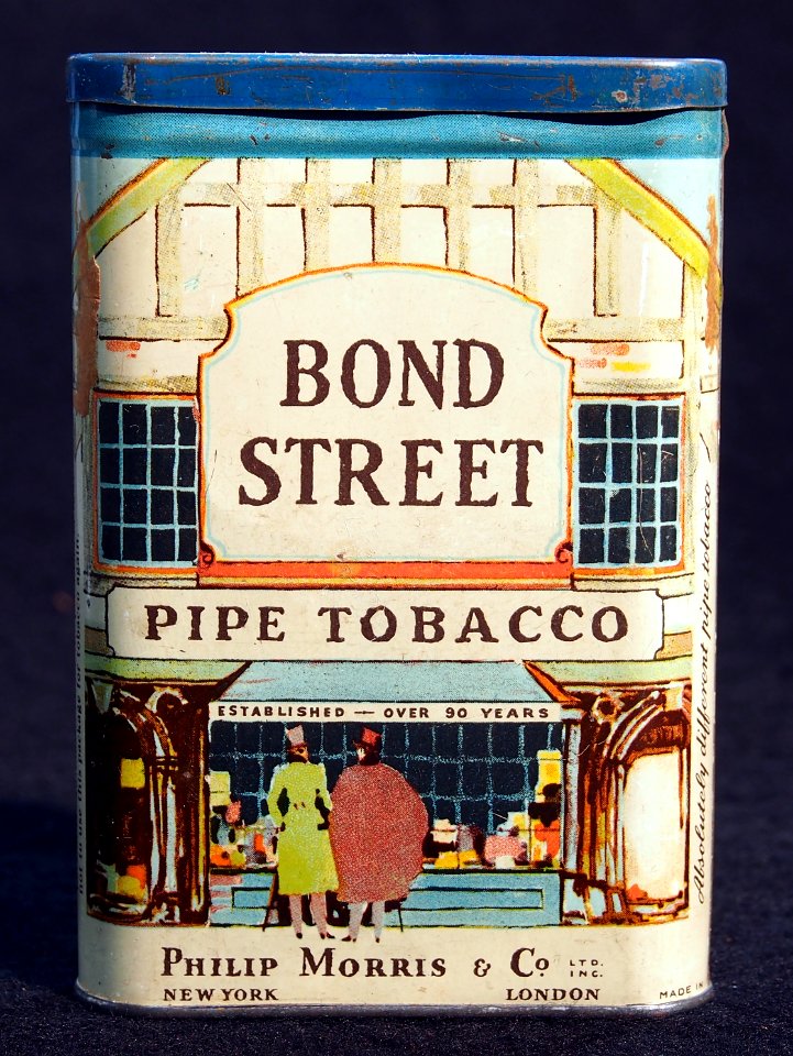 Bond Street Pipe Tobacco tin, pic 1