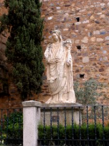 Cáceres - Estatua de Ceres en el Foro de los Balbos