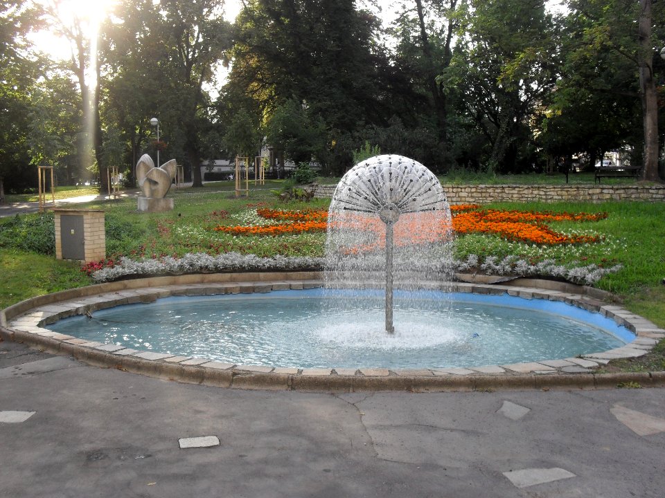 Císařské lázně - fontána