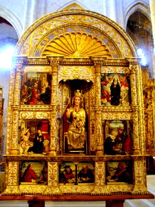 Burgos - San Esteban, Retablo de la Virgen (Castrillo Matajudios) 1
