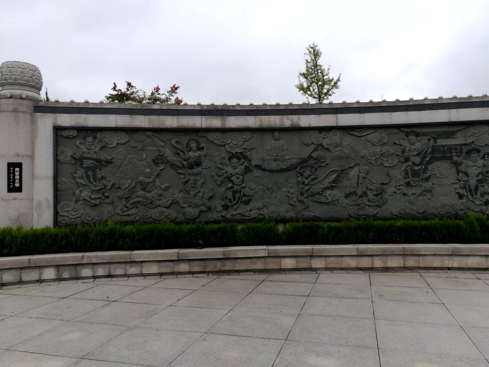 Buddha relief wall, Miyin Temple, picture7