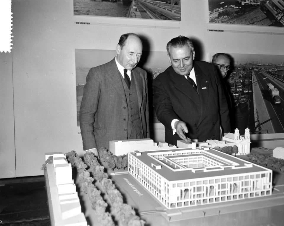Burgemeester van Toulouse bezoekt Amsterdam, Bestanddeelnr 912-1181