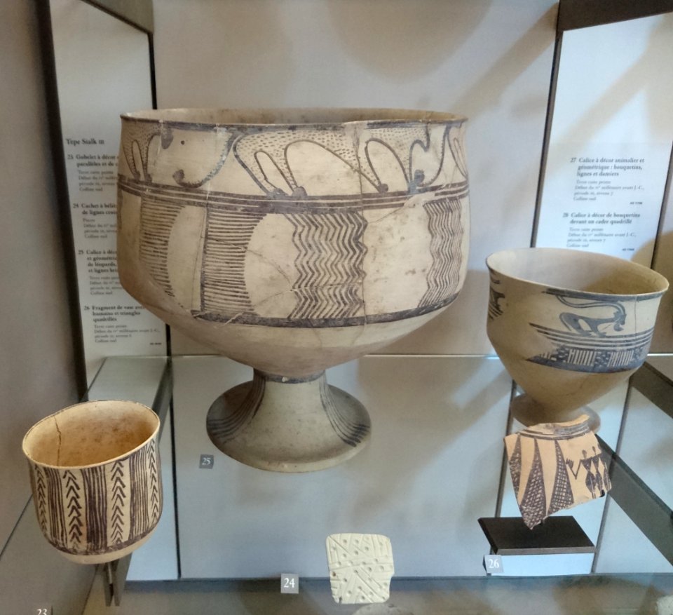 Céramiques de Tepe Sialk - musée du Louvre