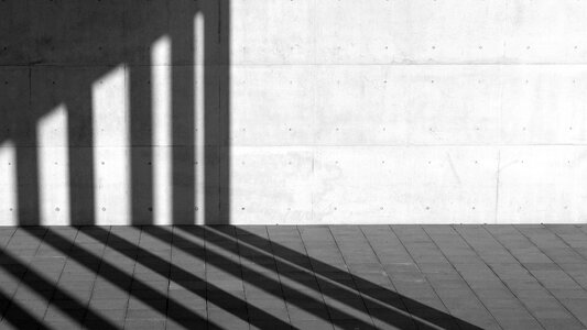Wall outside shadow photo